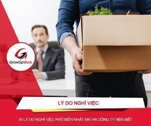 10 lý do "nghỉ việc" thường gặp nhất mà HR công ty nào cũng nên biết